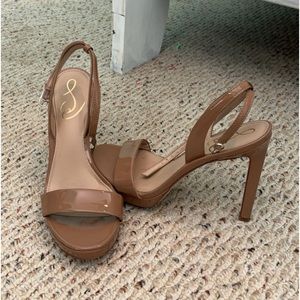 Sam Edelman Size 8 nude heels
